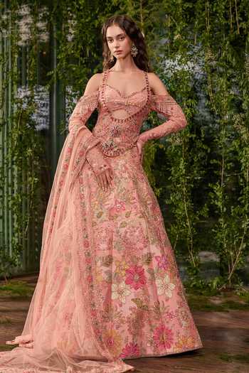 Jigar & Nikita Tarini The Heirloom Corset Lehenga Set 