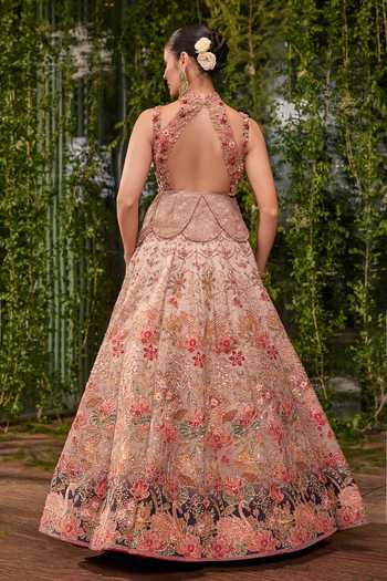 Jigar & Nikita Pankhuri The Floral Garce Lehenga Set 