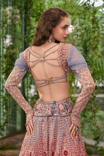 Jigar & Nikita Dwirang A Tale In Two Hues Lehenga Set 