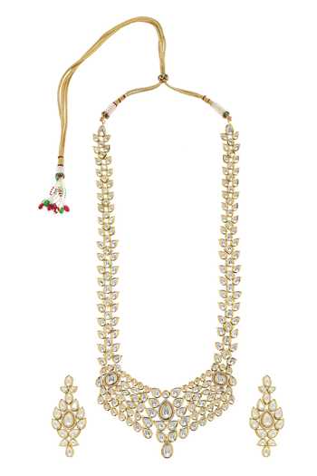 Minaki Kundan Embellished Necklace Set