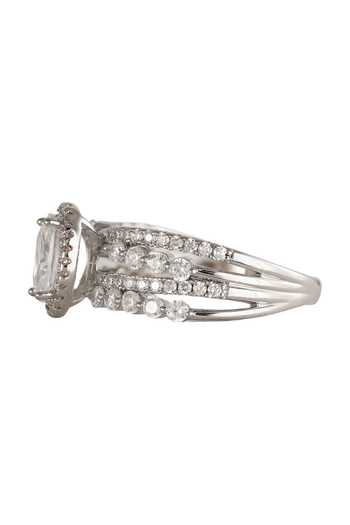 Prihan Luxury Jewelry Silver Plated Stone Studded Ring Online at Aza Fashions Prihan Luxury Jewelry_Silver Plated Stone Studded Ring _Online_at_Aza_Fashions