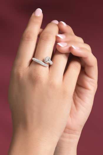 Prihan Luxury Jewelry Imitation Diamond Studded Ring 