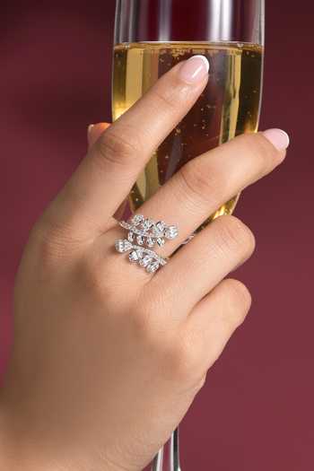 Prihan Luxury Jewelry Stems Shaped Ring 