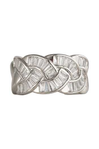 Prihan Luxury Jewelry Ribbon Interlock Ring 