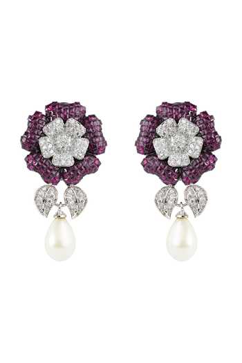 Prihan Luxury Jewelry Gemstone Embellished Earrings 