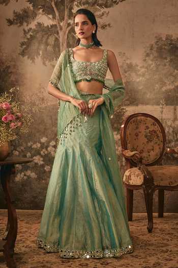 Vana Ethnics Jewel Embroidered Lehenga Set