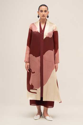 Ampm Rinat Jacket Palazzo Set 