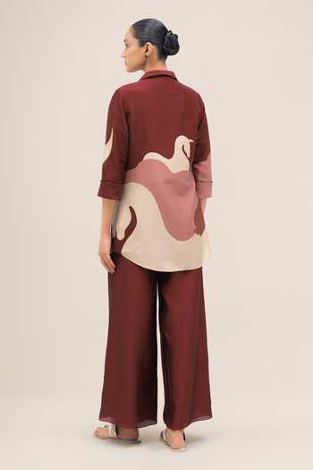 Ampm Rania Shirt Palazzo Set 