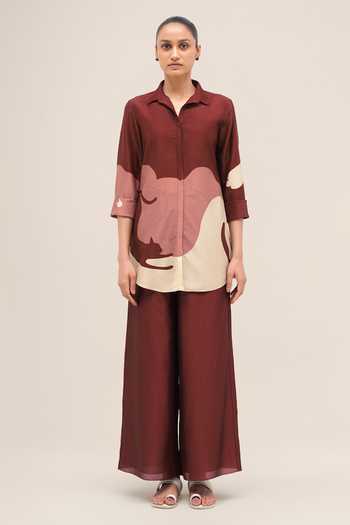 Ampm Rania Shirt Palazzo Set 