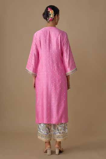 Sheeshakari Mirror Embroidered Kurta Set 