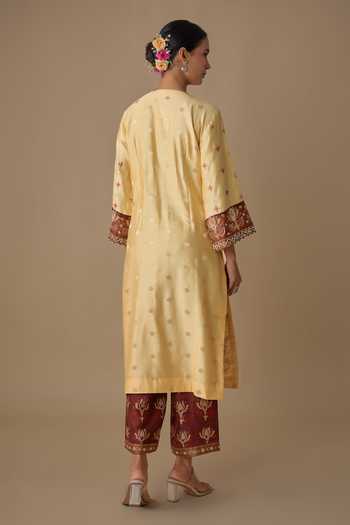 Sheeshakari Hand Embroidered Kurta Set 