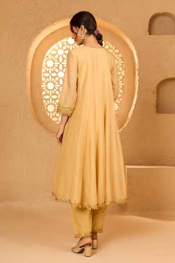 saina kapoor Moti Embroidered Anarkali Set 