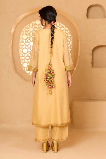 saina kapoor Gota Patti Work Kurta Set 