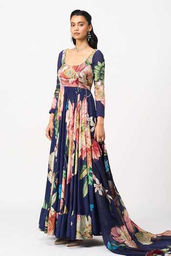 Issa Studio By Chetana & Swathi Arditha Printed Anarkali With Dupatta 