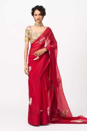 Issa Studio By Chetana & Swathi Iksha Printed Saree With Blouse 