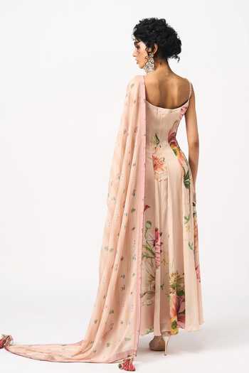 Issa Studio By Chetana & Swathi Shanvi Printed Anarkali With Dupatta 