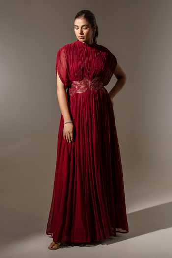K-Anshika Pleated Georgette Gown 