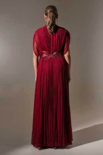 K-Anshika Pleated Georgette Gown 