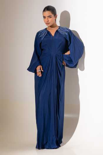 K-Anshika Shoulder Draped Gown 