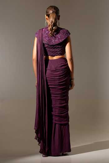 K-Anshika Draped Saree With Blouse 