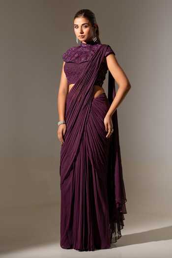 K-Anshika Draped Saree With Blouse 