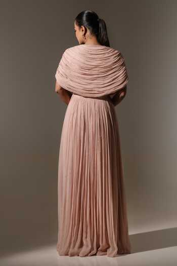 K-Anshika Draped Pleated Gown 