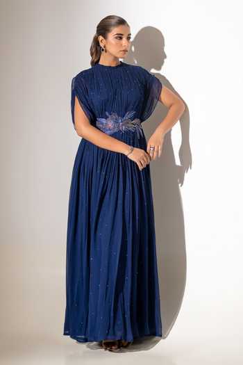 K-Anshika Pleated Georgette Gown 