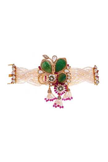 Raabta By Rahul Suhani Moissainite Polki Bracelet 