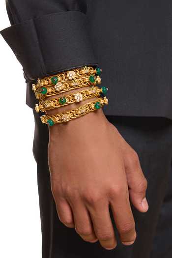 Raabta By Rahul Green Phoolon Ki Paheli Bracelet Online at Aza Fashions Raabta By Rahul_Green Phoolon Ki Paheli Bracelet _Online_at_Aza_Fashions