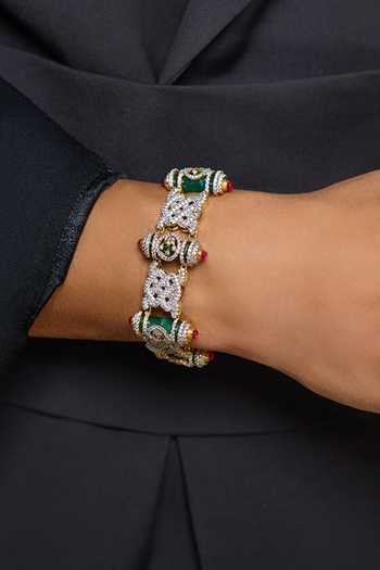Raabta By Rahul Multi Color Sitaara Bandh Bracelet - Single Pc Online at Aza Fashions Raabta By Rahul_Multi Color Sitaara Bandh Bracelet - Single Pc _Online_at_Aza_Fashions