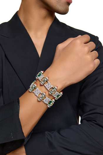 Buy Raabta By Rahul Multi Color Sitaara Bandh Bracelet - Single Pc Online at Aza Fashions Buy_Raabta By Rahul_Multi Color Sitaara Bandh Bracelet - Single Pc _Online_at_Aza_Fashions