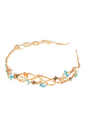Raabta By Rahul Aurelia Meenakari Tiara Headband