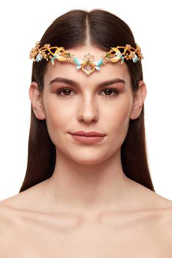 Raabta By Rahul Aurelia Meenakari Tiara Headband