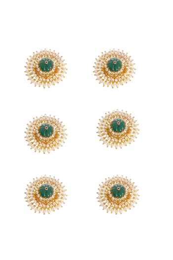 Raabta By Rahul Nobles Stroke Hairpins - Set Of 6