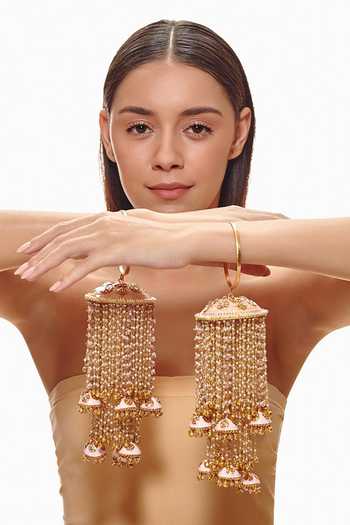 Raabta By Rahul Meenakari & Pearl Pair Of Kaleeras 