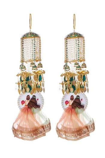 Raabta By Rahul Taru Embroidered Pair Of Kaleeras 