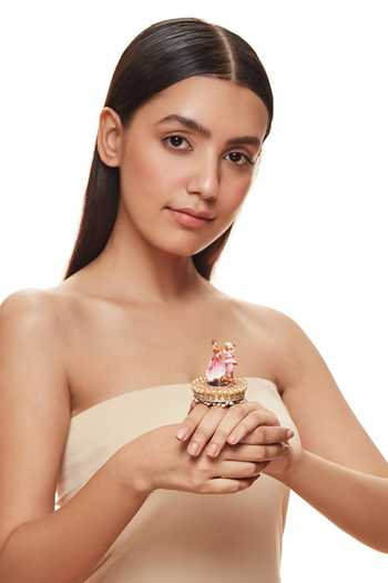 Buy Raabta By Rahul Pink Dandiya 3d Rotating Ring Online at Aza Fashions Buy_Raabta By Rahul_Pink Dandiya 3d Rotating Ring _Online_at_Aza_Fashions