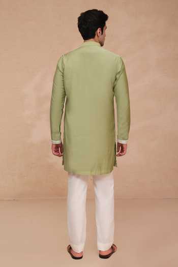 Manish Nagdeo Thread Embroidered Kurta & Pant Set