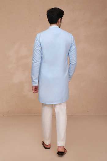 Manish Nagdeo Cactus Motif Kurta & Pant Set