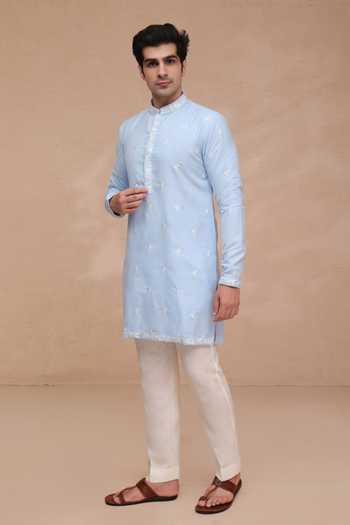 Manish Nagdeo Cactus Motif Kurta & Pant Set
