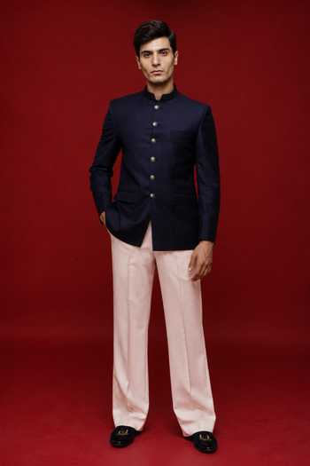 Sven Suits Jodhpuri Bandhgala & Pant Set 
