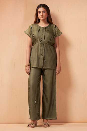 Savaaya Sienna Handwork Shirt & Pant Set 