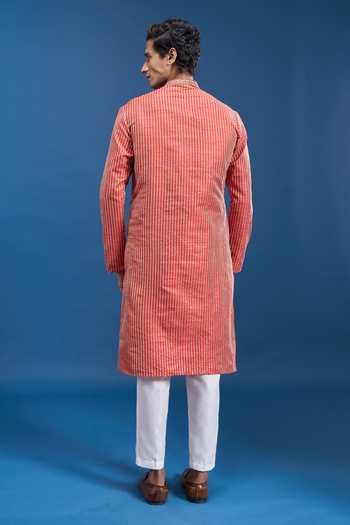 Arihant Rai Sinha Embroidered Kurta & Pyjama Set 