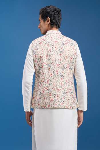 Arihant Rai Sinha Floral Print Bundi 