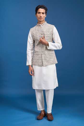 Arihant Rai Sinha Printed Bundi 