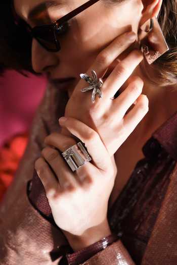 Shop KEFI-CO Silver Plated Starke Wave Ring Online at Aza Fashions Shop_KEFI-CO_Silver Plated Starke Wave Ring _Online_at_Aza_Fashions