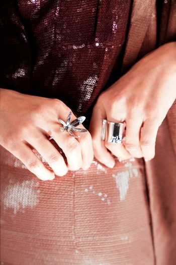 Shop KEFI-CO Silver Plated Fiore Carved Ring Online at Aza Fashions Shop_KEFI-CO_Silver Plated Fiore Carved Ring _Online_at_Aza_Fashions