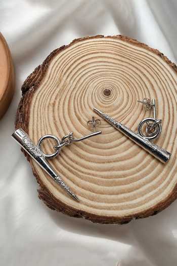 Buy_KEFI-CO_Silver Plated Senshii Link Earrings 