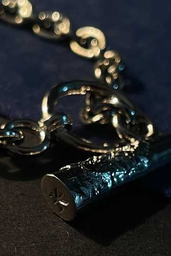 KEFI-CO Silver Plated Senshii Bold Bracelet Online at Aza Fashions KEFI-CO_Silver Plated Senshii Bold Bracelet _Online_at_Aza_Fashions