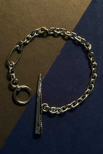 Shop KEFI-CO Silver Plated Senshii Bold Bracelet Online at Aza Fashions Shop_KEFI-CO_Silver Plated Senshii Bold Bracelet _Online_at_Aza_Fashions